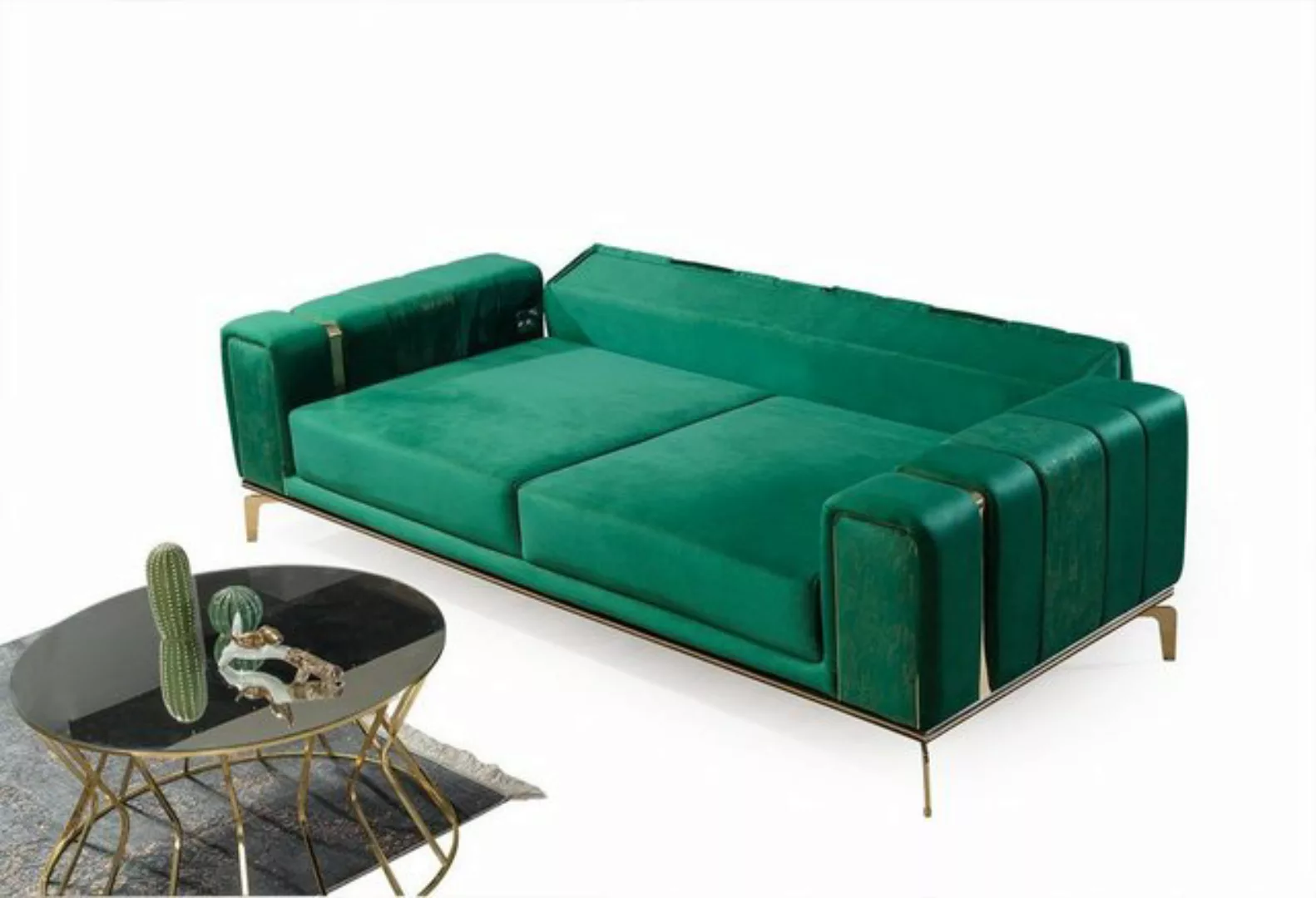 Villa Möbel Sofa Eden, 1 Stk. 2-Sitzer, Quality Made in Turkey, Mikrofaser günstig online kaufen