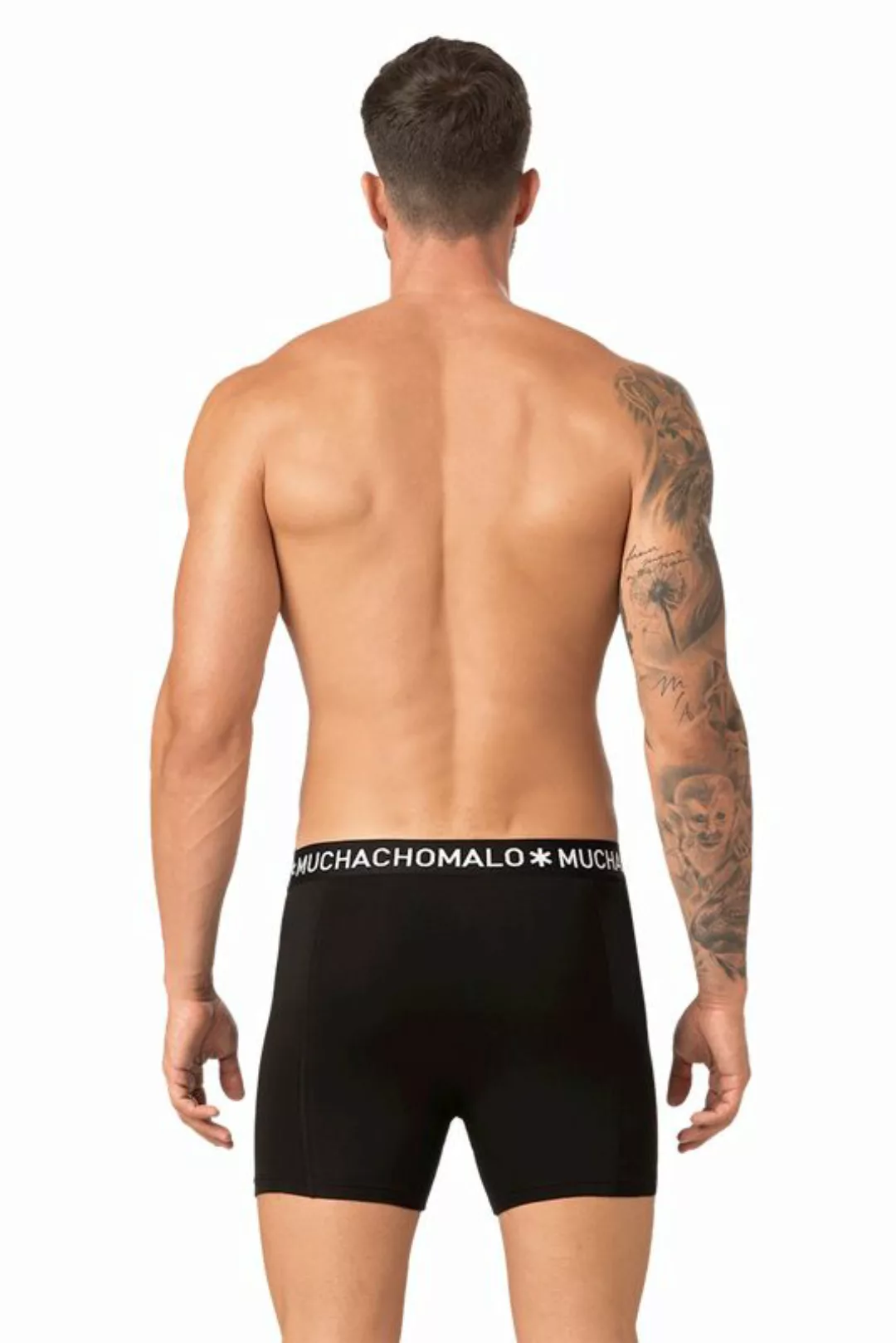 Muchachomalo Boxershorts 2er-Pack Schwarz - Größe S günstig online kaufen