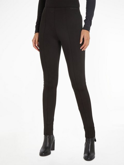 Calvin Klein Leggings TECHNICAL KNIT LEGGING mit Reißverschluss am Beinabsc günstig online kaufen