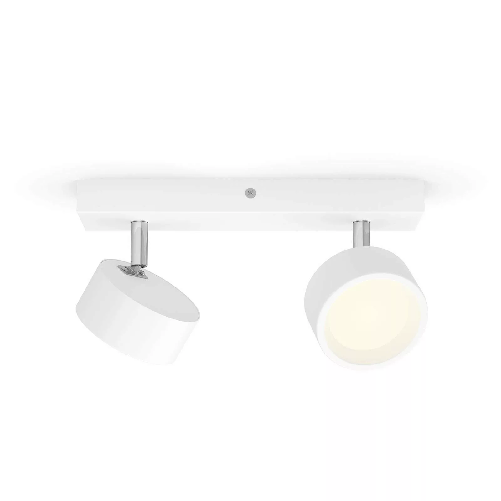 LED Deckenspot Bracia in Weiß 2x 5,5W 1100lm günstig online kaufen