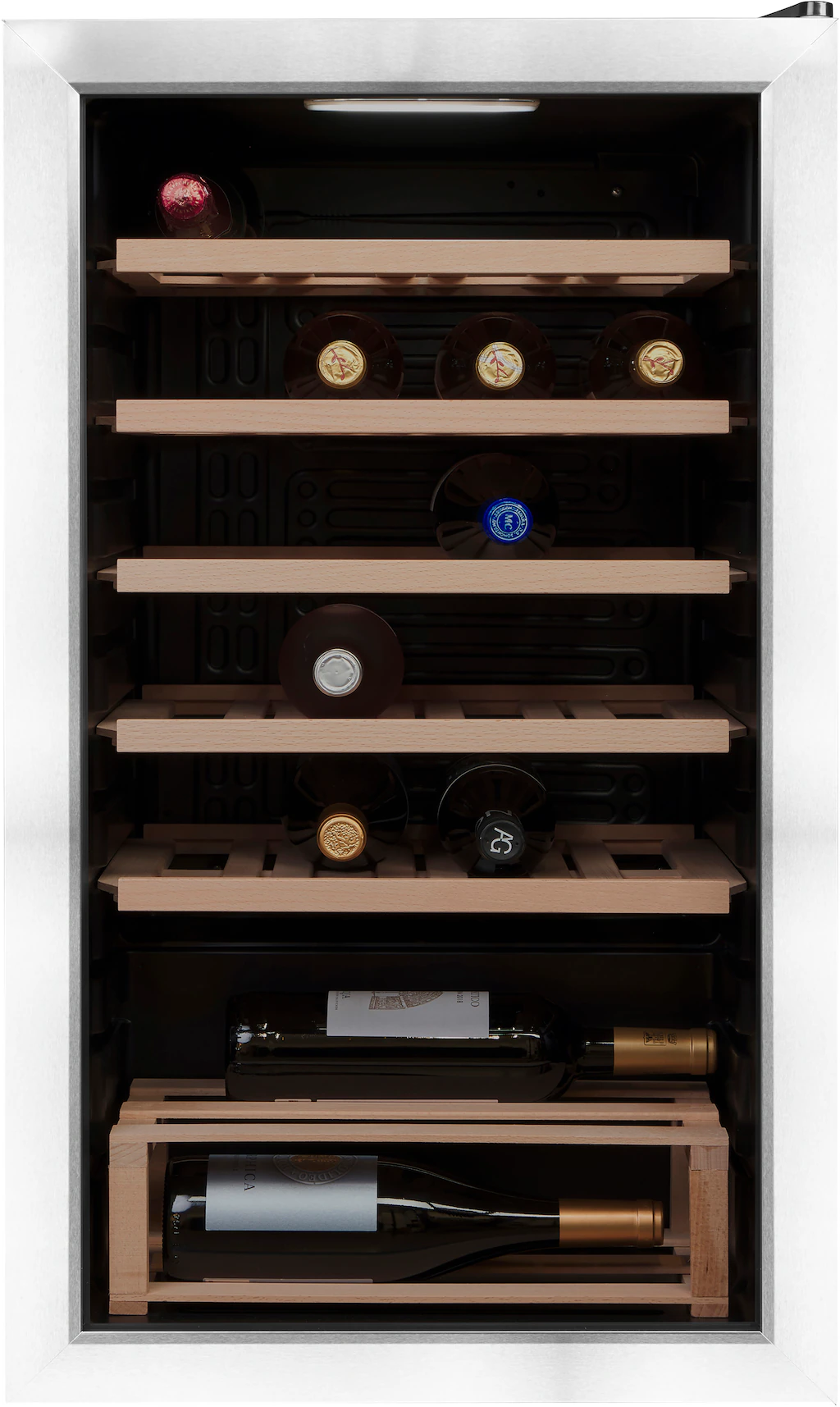 Hanseatic Weinkühlschrank »HWC24FCBH-2«, für 24 St. Standardflaschen á 075l günstig online kaufen