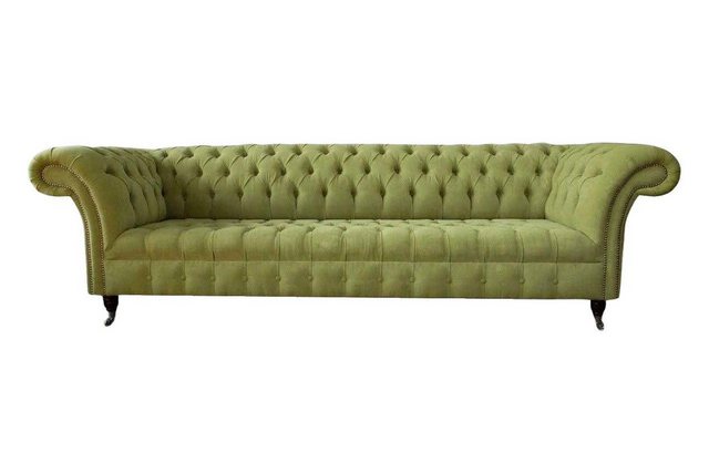 JVmoebel Sofa Chesterfield Grün Couch Sofa Polster 4 Sitzer Couchen Sitz So günstig online kaufen