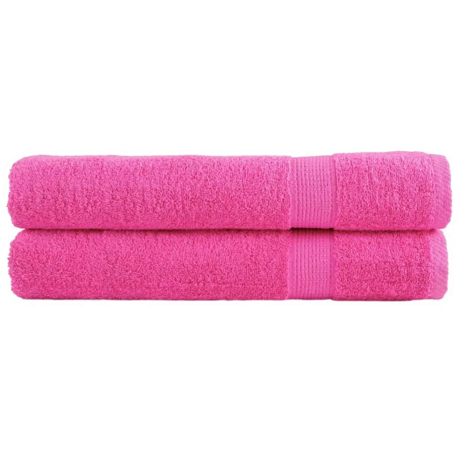 vidaXL Premium-Handtücher 2 Stk Rosa 100x200cm 600g/m2 100% Baumwolle günstig online kaufen