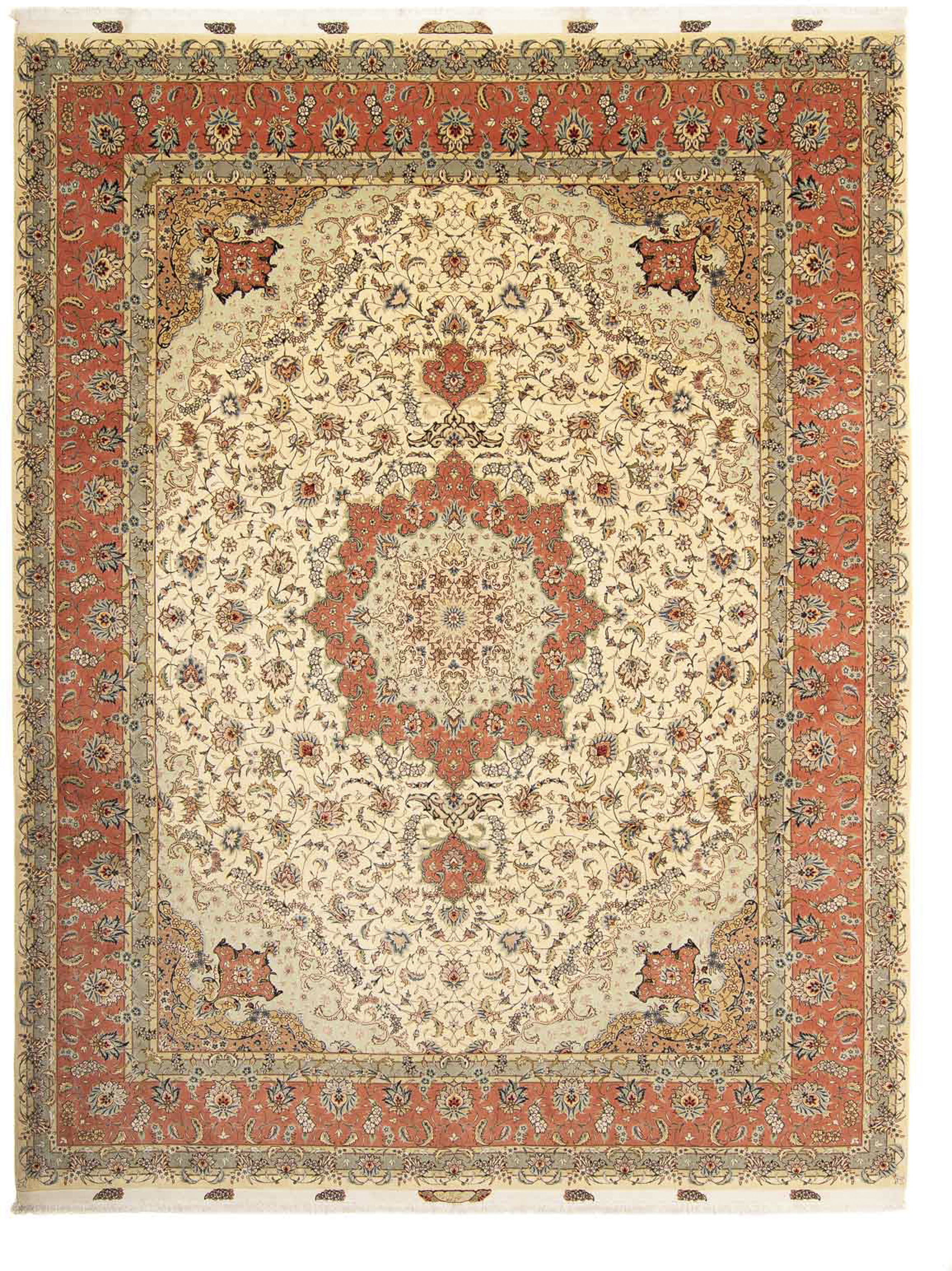 morgenland Orientteppich »Perser - Täbriz - Royal - 387 x 307 cm - braun«, günstig online kaufen