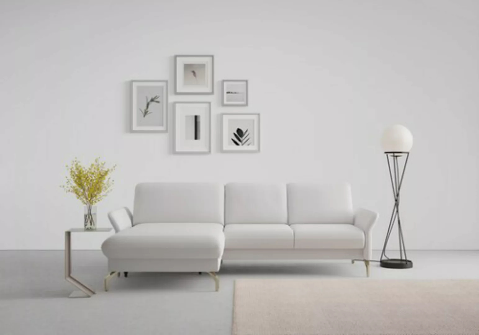 sit&more Ecksofa »Fashion L-Form«, wahlweise mit Kopfteilverstellung, Vorzi günstig online kaufen