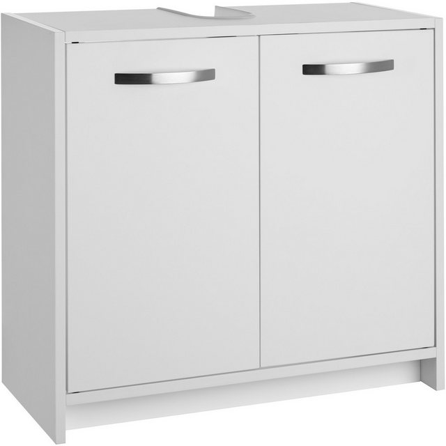 tectake Waschbeckenunterschrank Waschbeckenunterschrank (63 x 31 x 55 cm) g günstig online kaufen