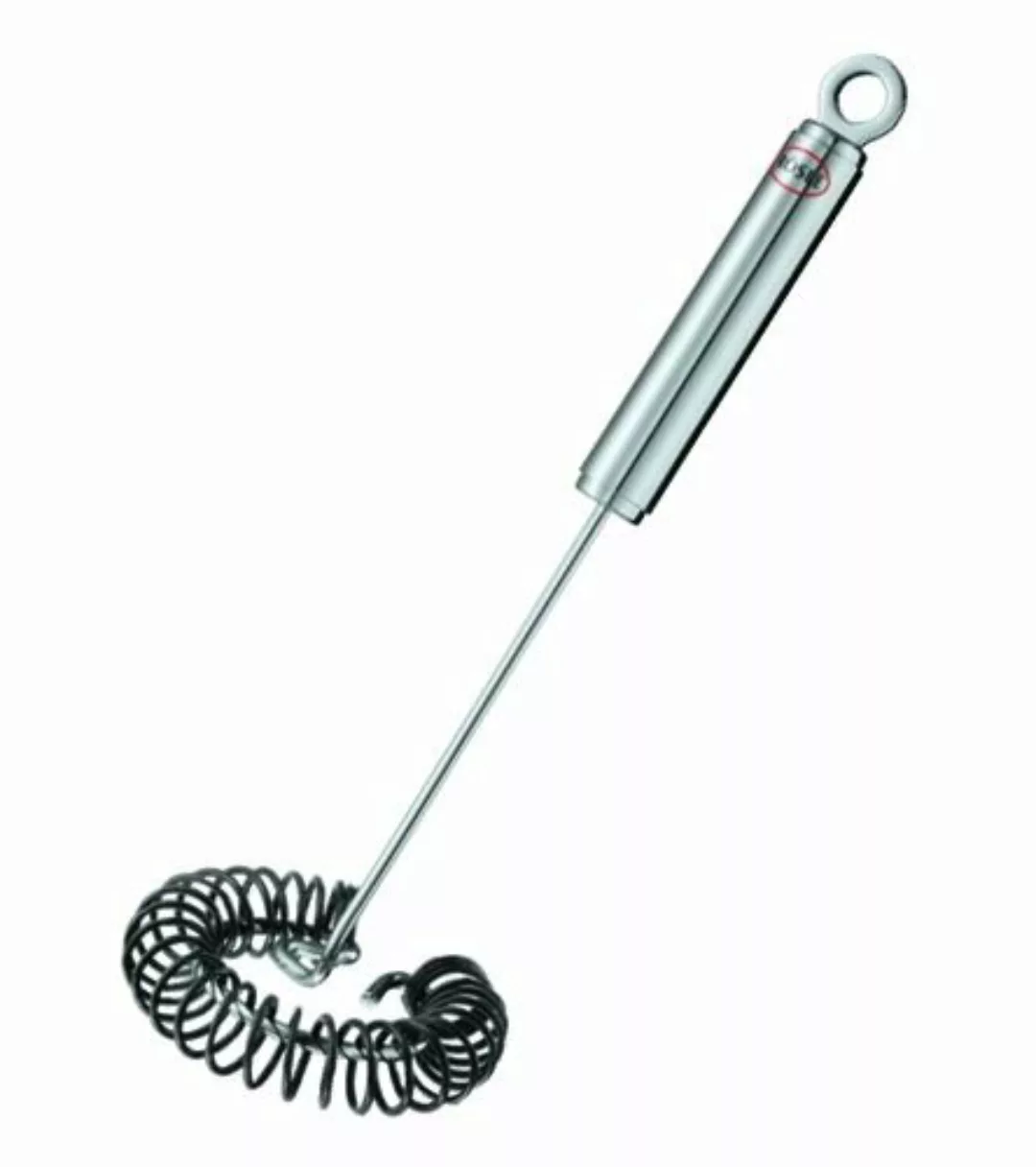 Rösle Spiralbesen 27 cm mit Rundgriff - Edelstahl mit Silikonüberzug günstig online kaufen