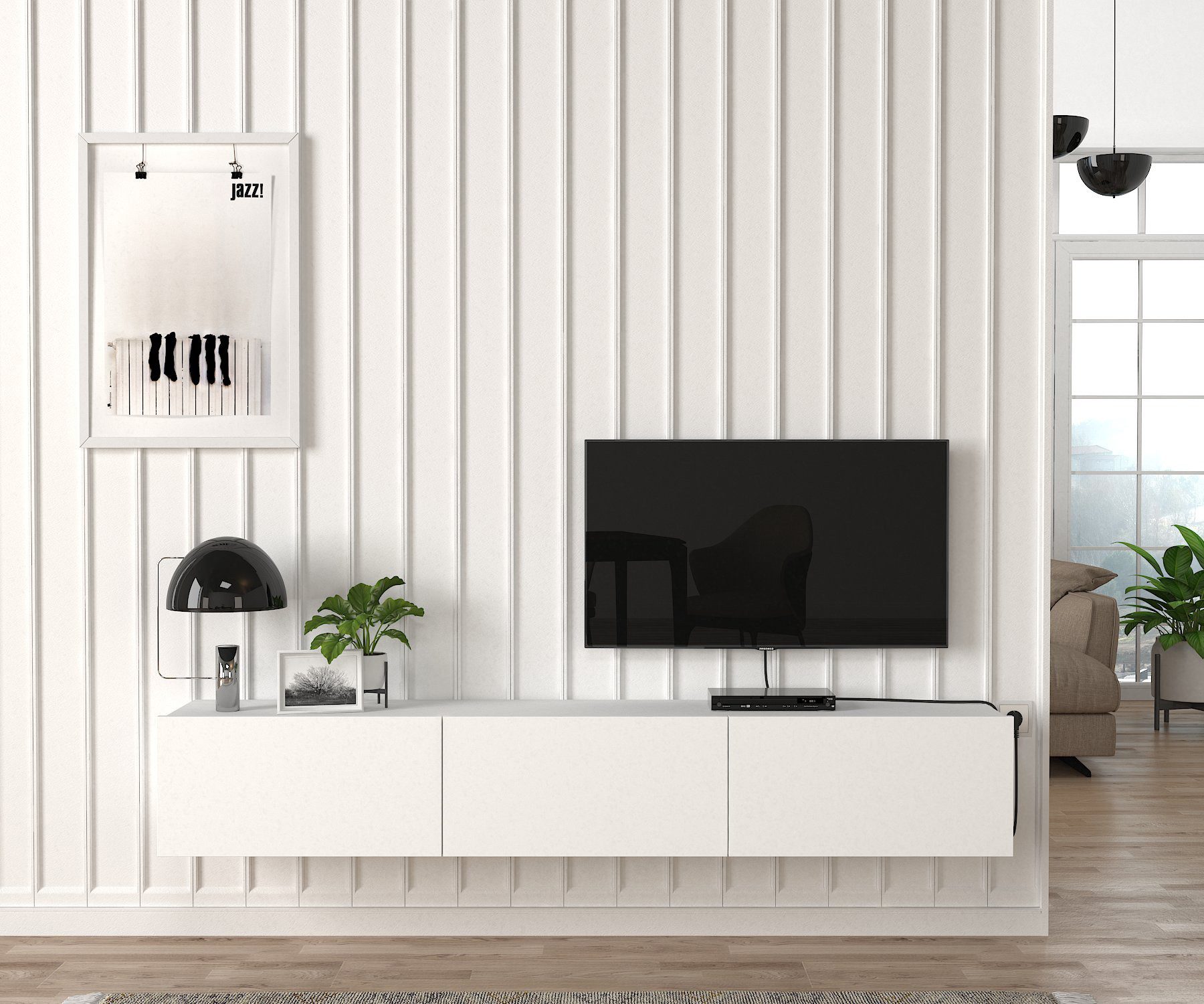 moebel17 Lowboard TV Lowboard Hängend Damla günstig online kaufen