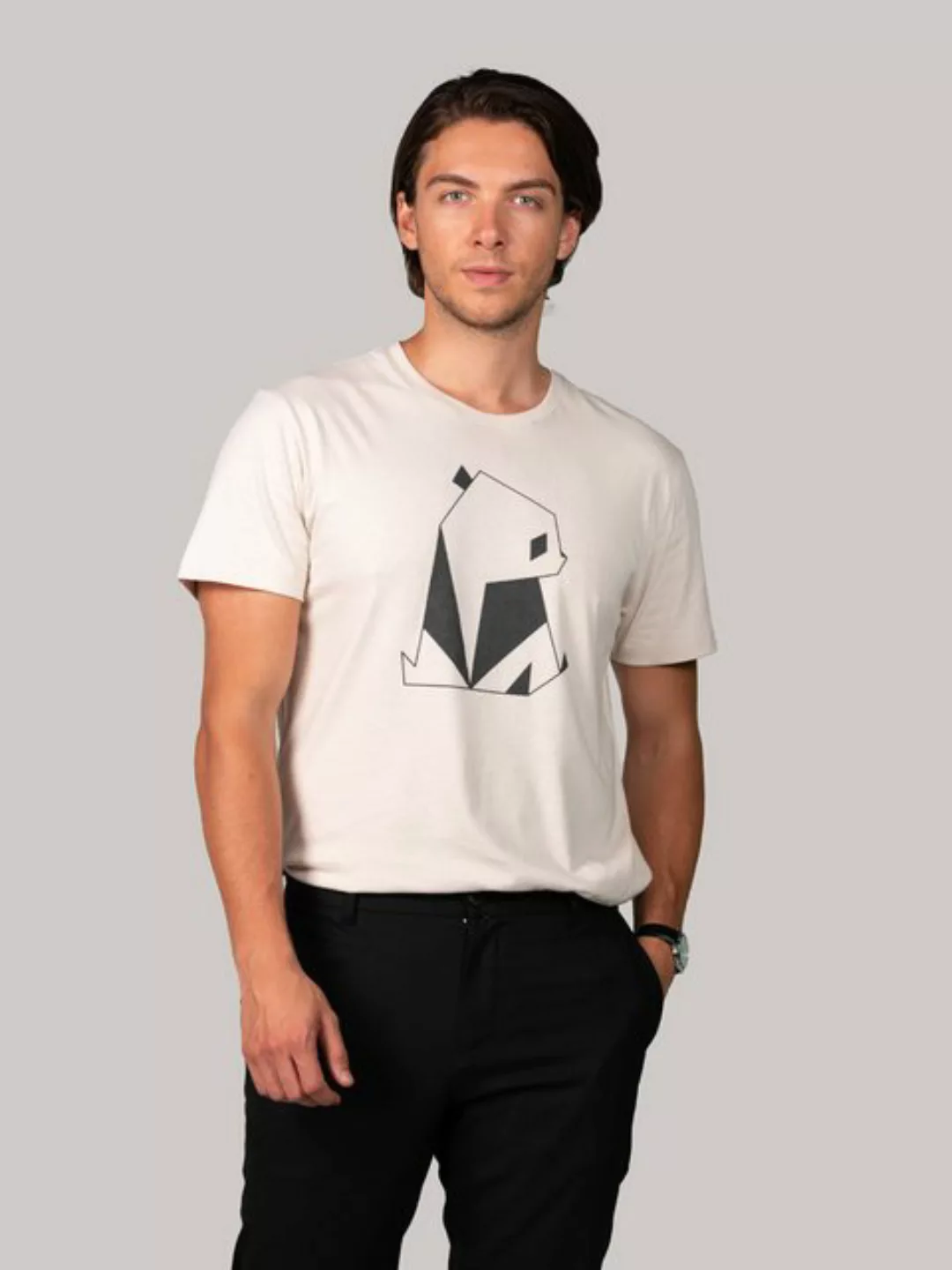 BLUVERD Kurzarmshirt T-Shirt mit Grafik (Team Panda) günstig online kaufen