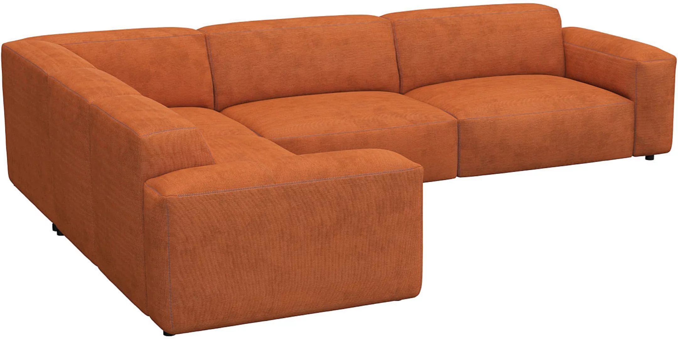 FLEXLUX Ecksofa »Lucera, super bequem durch hochwertigen Sitzaufbau mit Kal günstig online kaufen