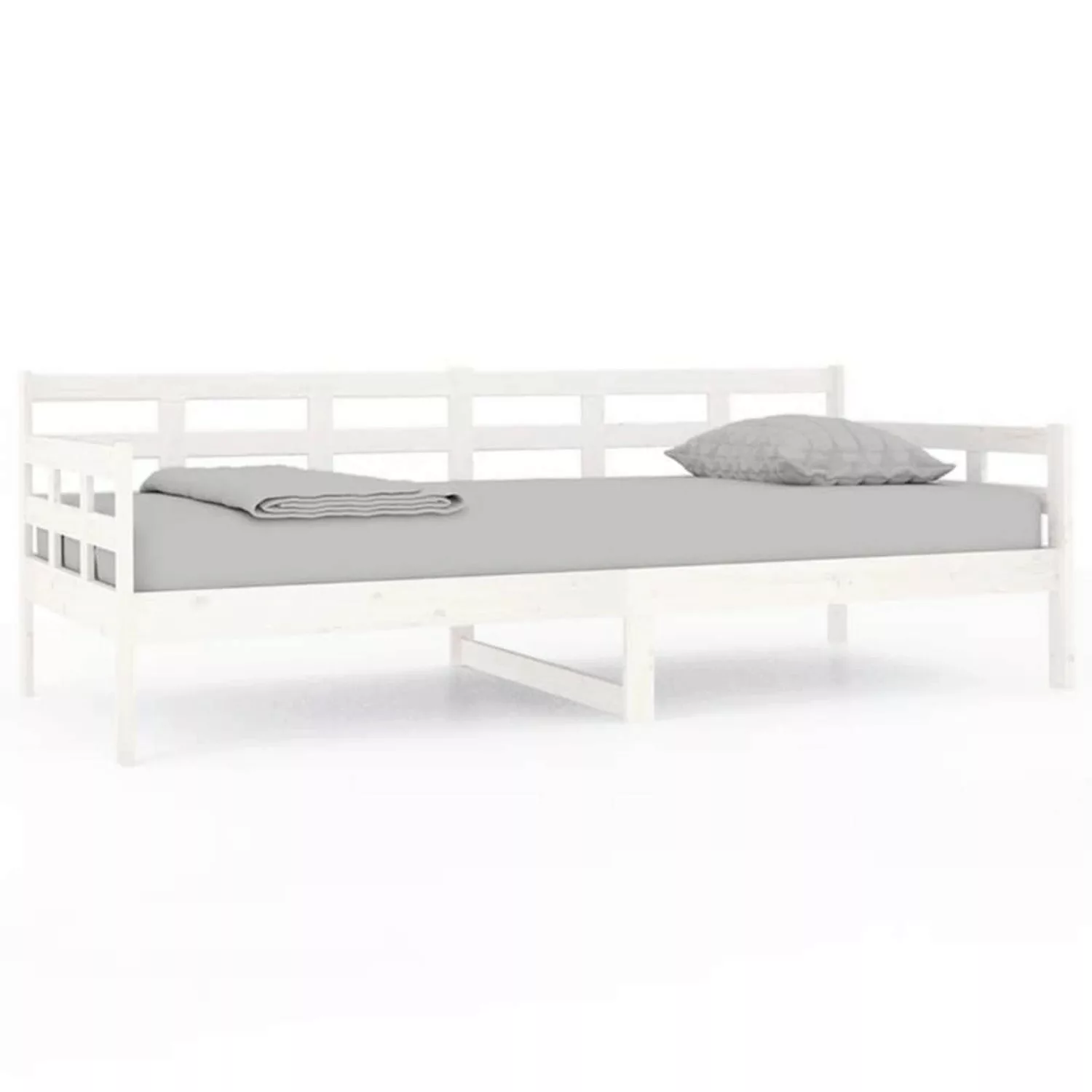 Vidaxl Tagesbett Weiß Massivholz Kiefer 90x200 Cm günstig online kaufen