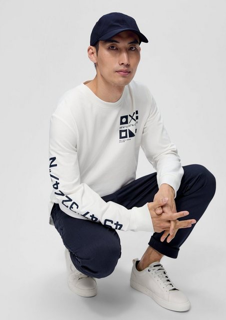 s.Oliver Sweatshirt Sweatshirt aus Baumwollstretch günstig online kaufen