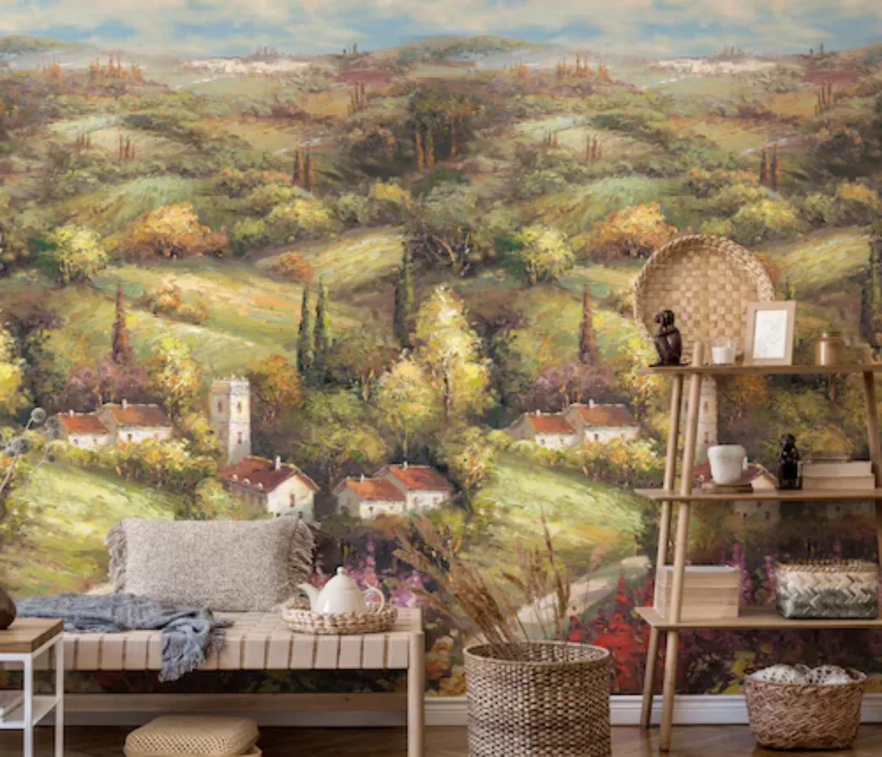 Fashion for walls Fototapete »Tuscany«, floral, Phthalate frei, GUIDO MARIA günstig online kaufen