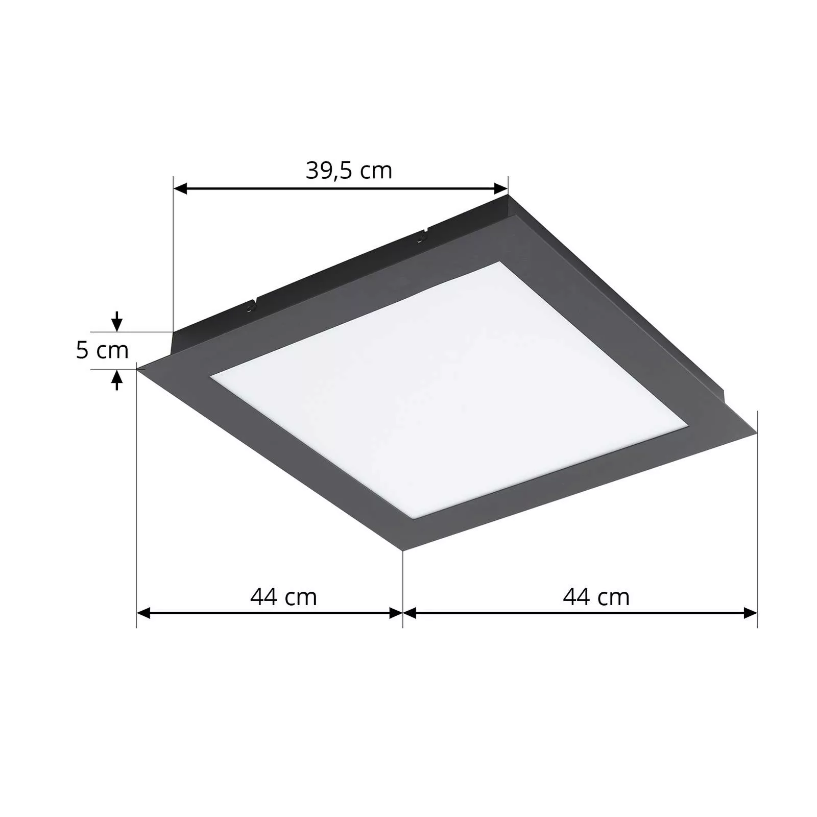 Lucande Leicy LED-Deckenlampe RGBW Tuya 44 cm günstig online kaufen