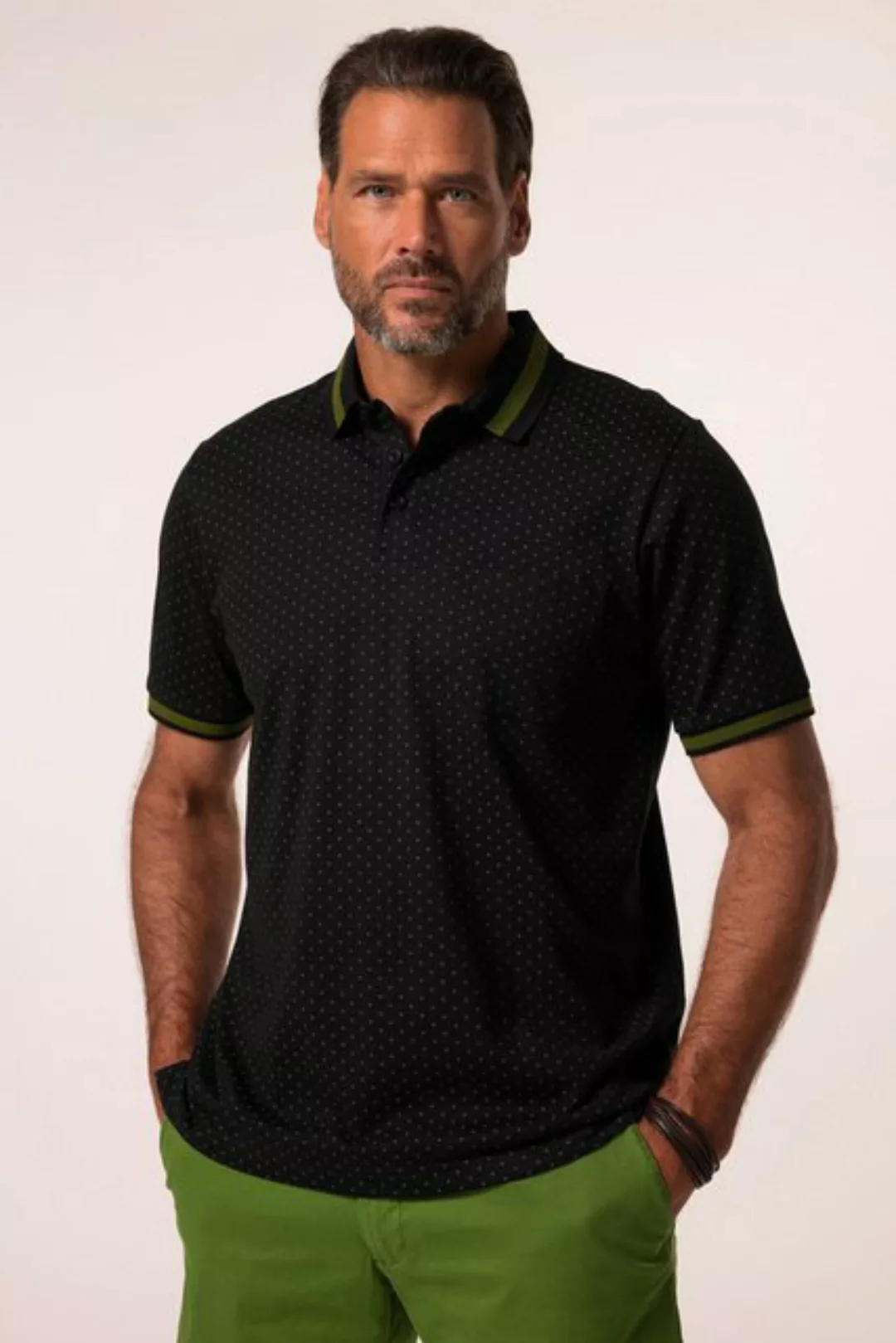 JP1880 Poloshirt JP 1880 Poloshirt Halbarm Strukturjersey bis 8 XL günstig online kaufen