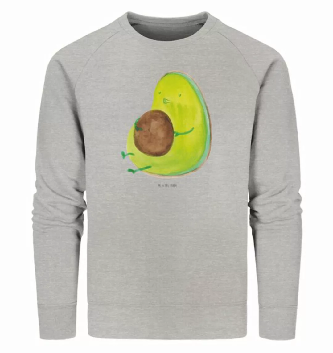 Mr. & Mrs. Panda Longpullover Größe M Avocado Pfeifen - Heather Grey - Gesc günstig online kaufen