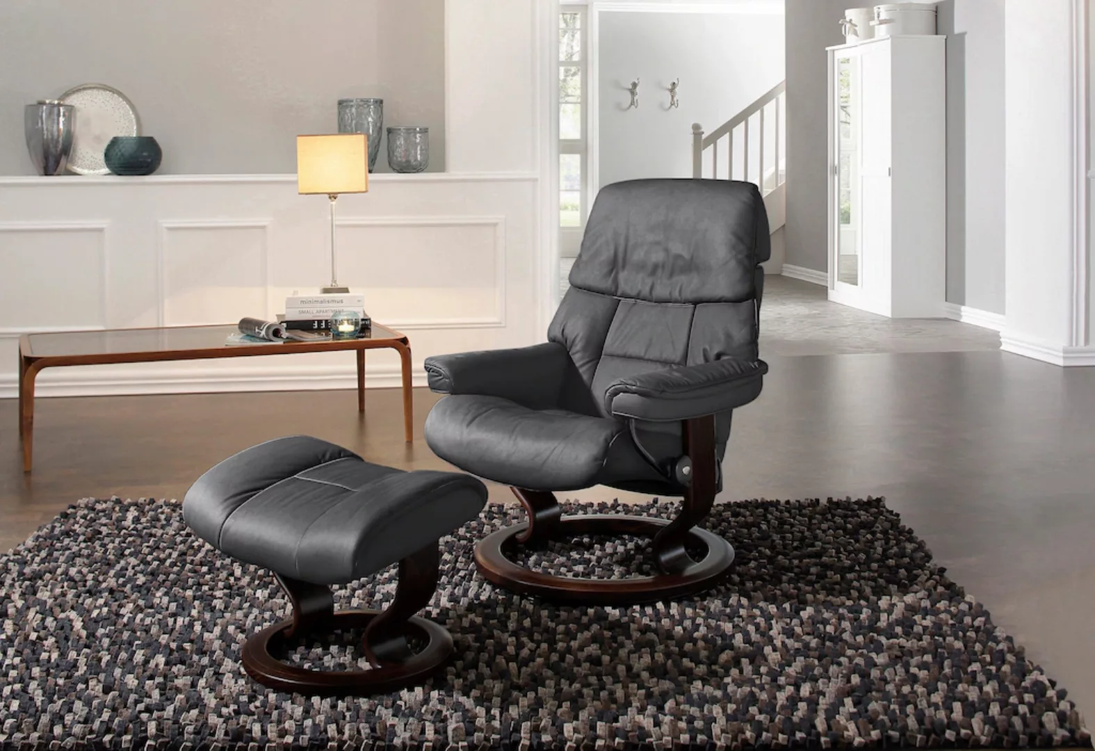 Stressless® Relaxsessel »Ruby«, (Set, Relaxsessel mit Hocker), mit Classic günstig online kaufen