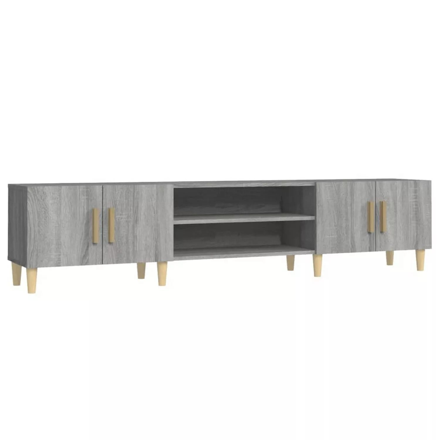 Vidaxl Tv-schrank Grau Sonoma 180x31,5x40 Cm Holzwerkstoff günstig online kaufen