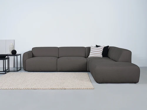 andas Ecksofa "Myrland", Breite 241 cm, Chenille, Easy Clean Stoff, mit Kal günstig online kaufen