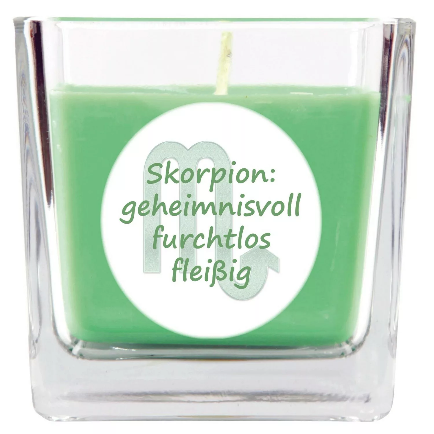 HS Candle Duftkerze & Glas Sternzeichen Coconut Limes 50 Stunden Skorpion günstig online kaufen