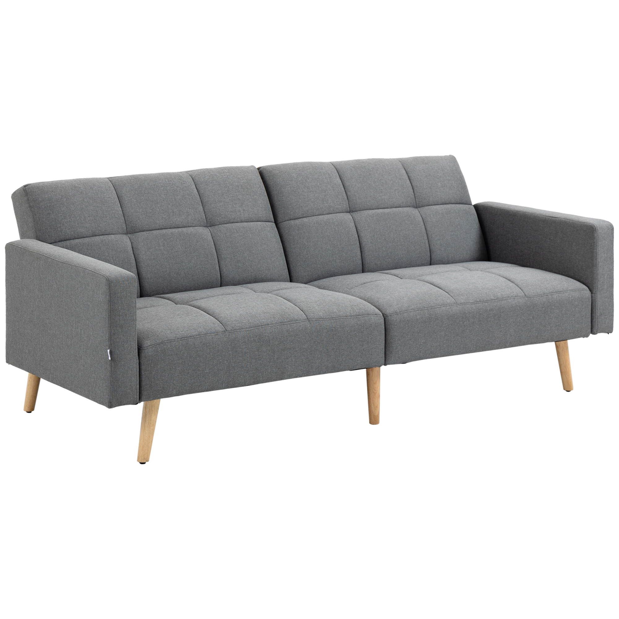 HOMCOM 2 in 1 Schlafsofa 205 x 88 cm Sofa mit Bettfunktion, Couch mit Sitzk günstig online kaufen