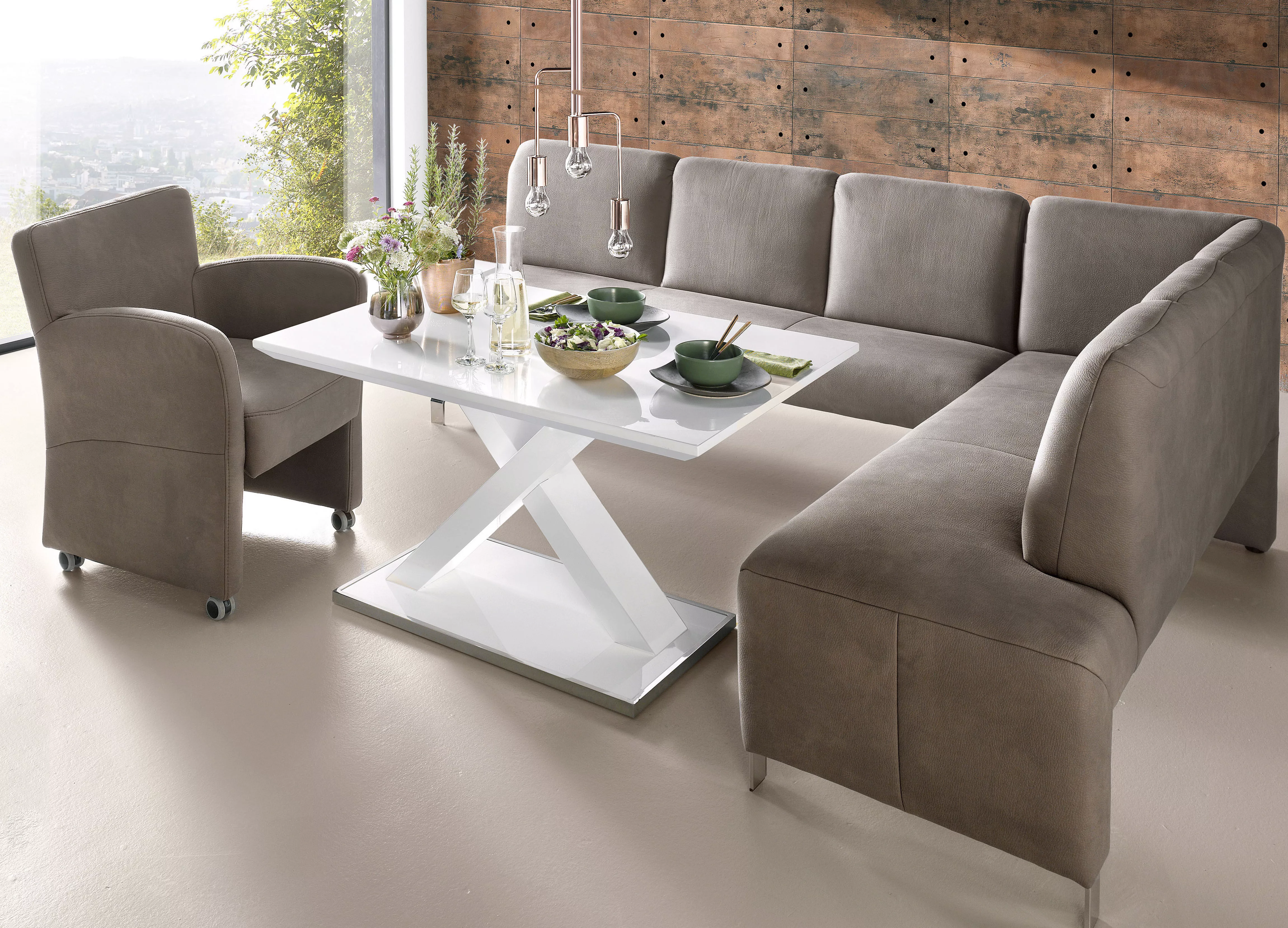 exxpo - sofa fashion Sessel »Intenso, Loungesessel, modern, wahlweise in Le günstig online kaufen