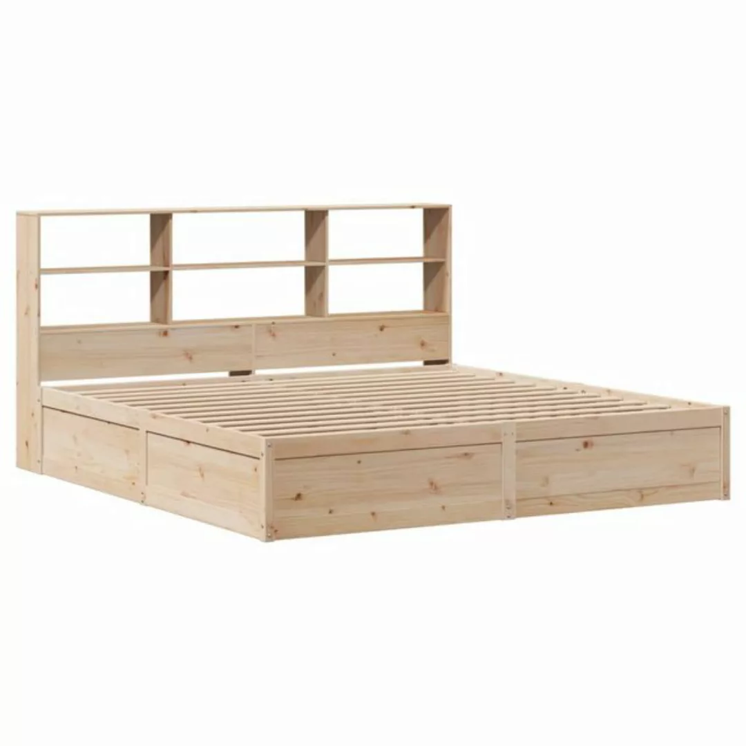 vidaXL Bett Massivholzbett ohne Matratze 180x200 Kiefernholz günstig online kaufen