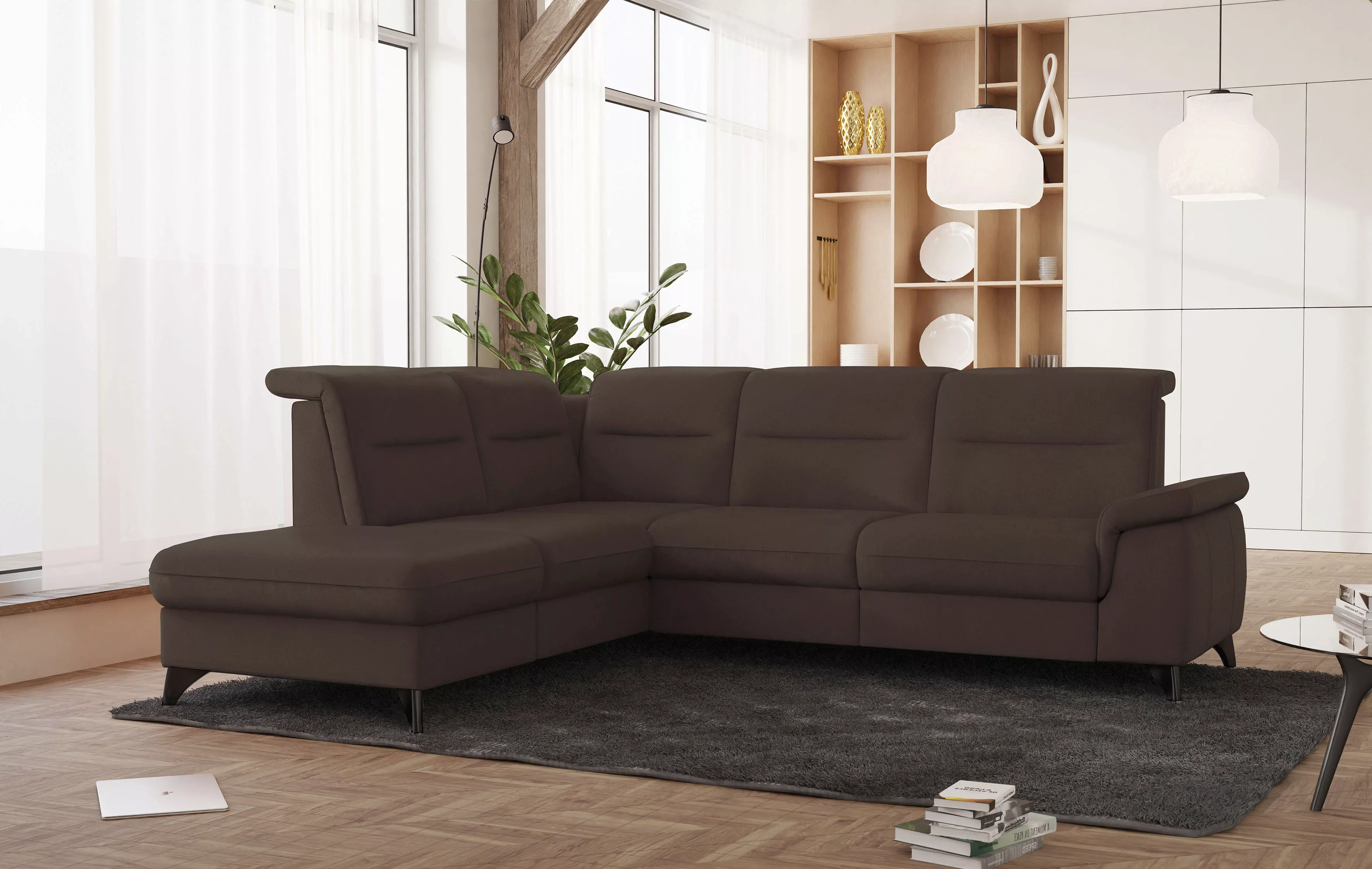 sit&more Ecksofa Astoria L-Form, wahlweise mit motorischer Relaxfunktion günstig online kaufen