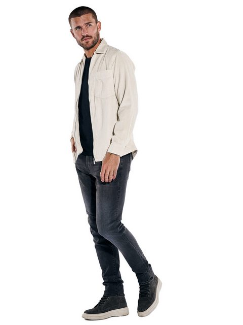 emilio adani Langarmhemd Overshirt mit Zipper günstig online kaufen