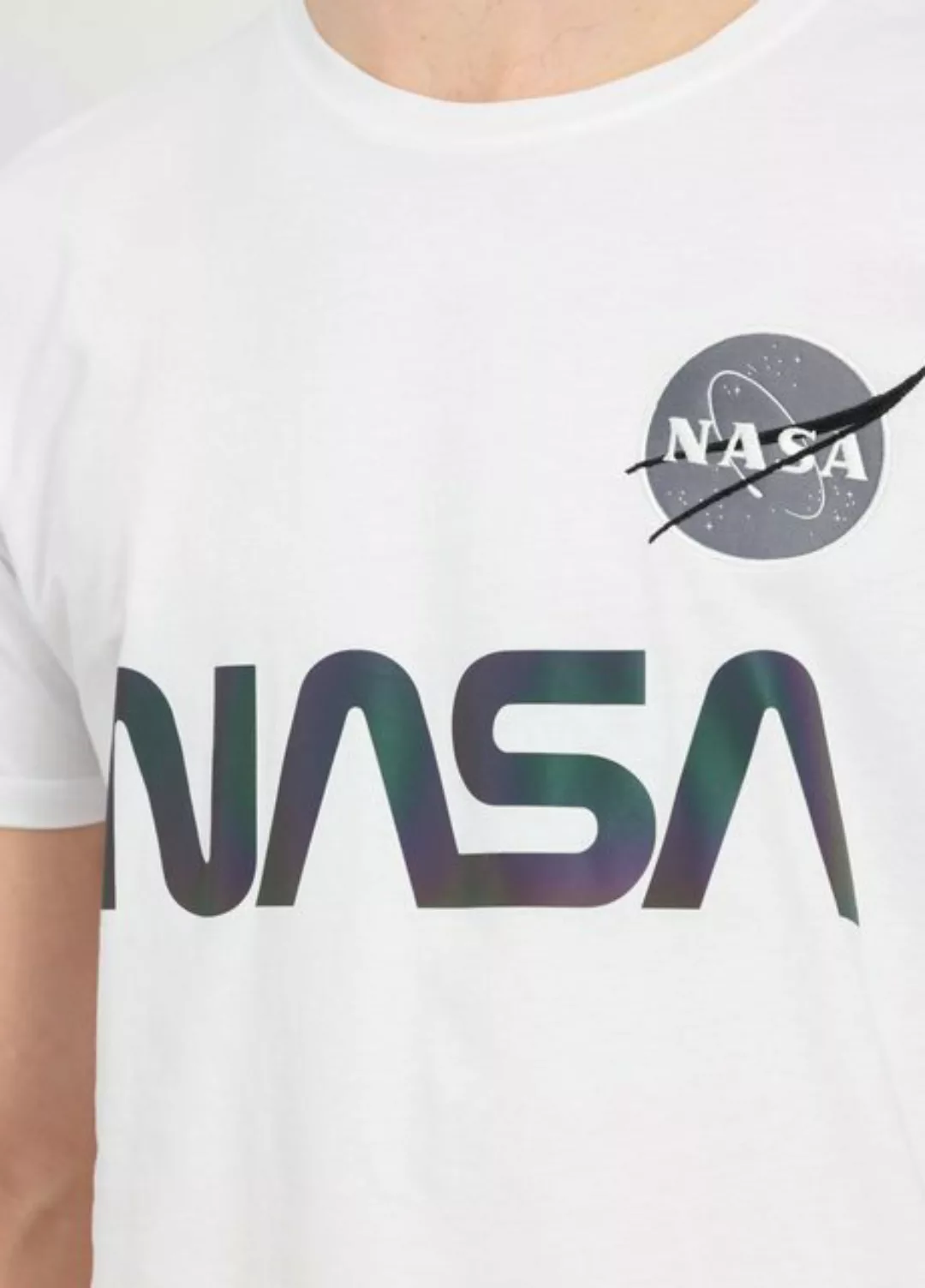 Alpha Industries T-Shirt ALPHA INDUSTRIES Men - T-Shirts NASA Rainbow Ref. günstig online kaufen
