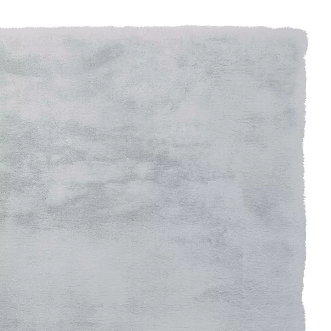 Kunstfell Teppich in hell Grau 5 cm hoch günstig online kaufen