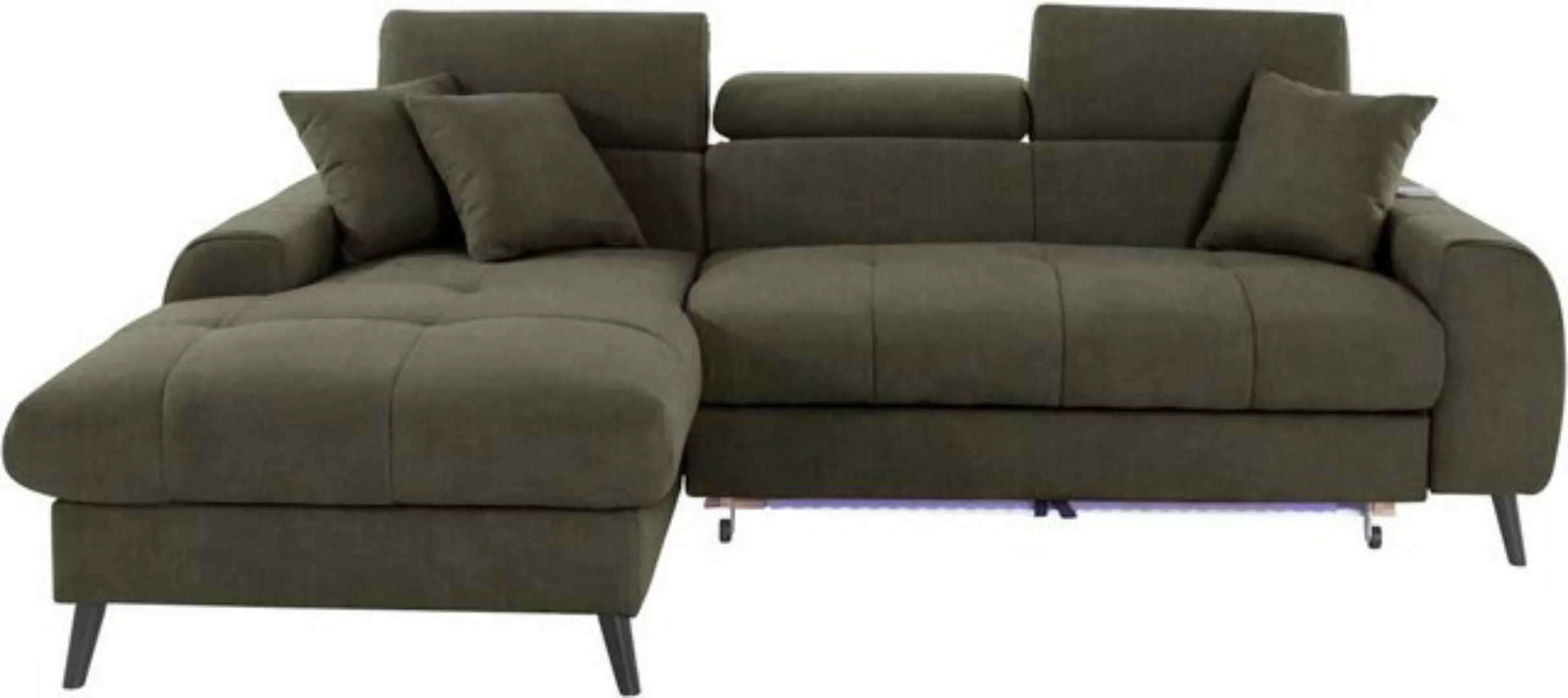 COTTA Ecksofa Mia L-Form, 3-tlg.-Kissen-Set, Recamiere, wahlweise mit oder günstig online kaufen