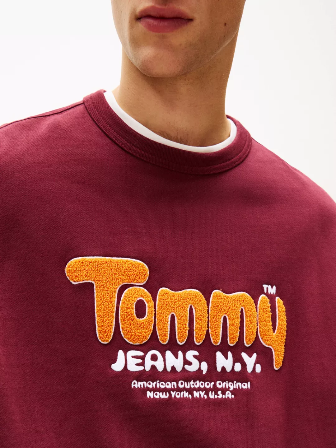 Tommy Jeans Sweatshirt "BOUCLE", Relaxed fit mit Rundhalsausschnitt günstig online kaufen