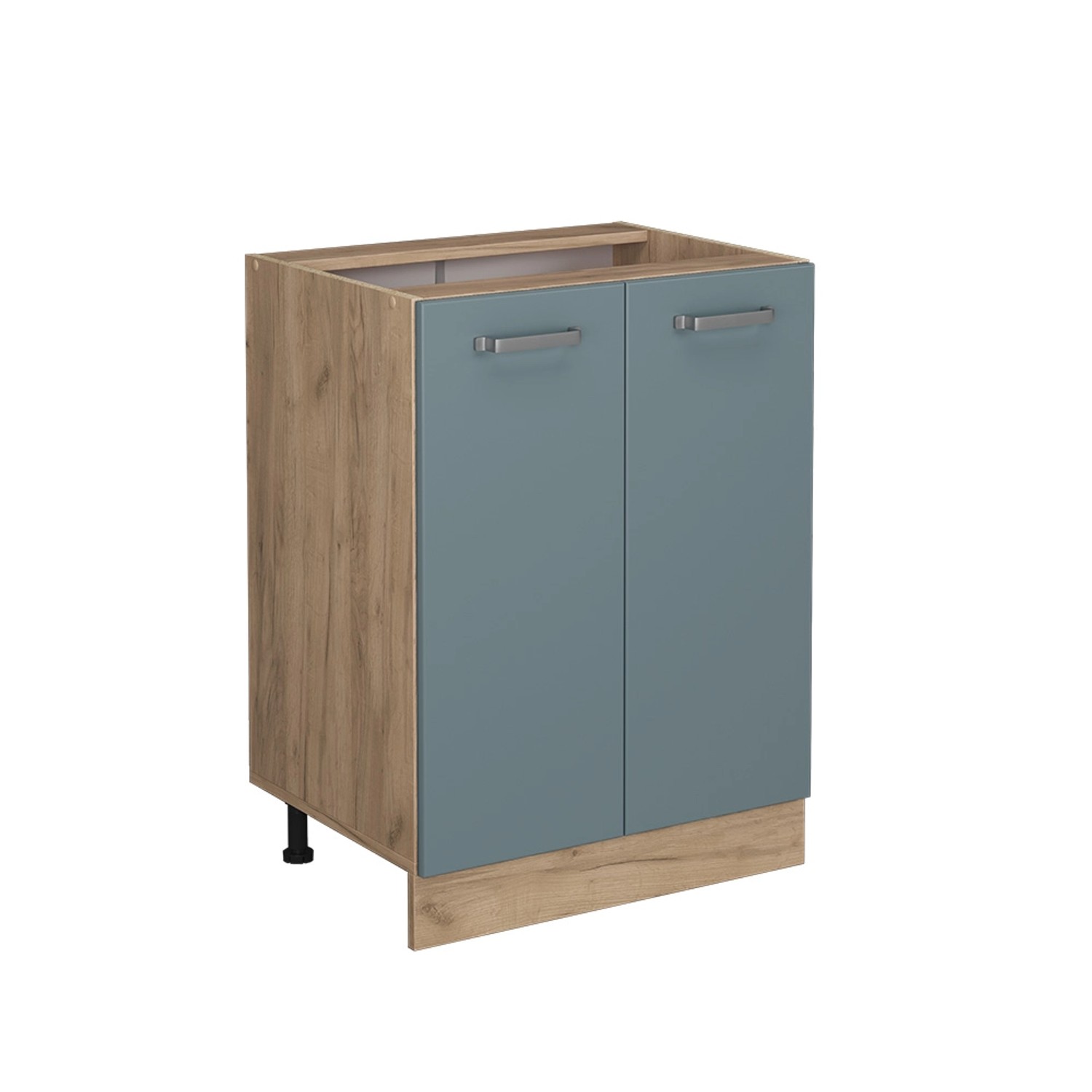 Vicco Unterschrank R-Line, Blau-Grau/Goldkraft Eiche, 60 günstig online kaufen