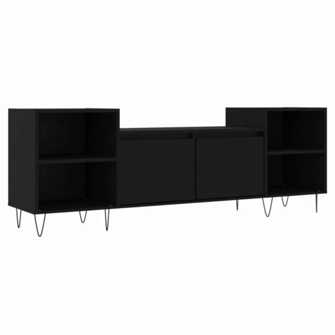 vidaXL TV-Schrank TV-Schrank Schwarz 160x35x55 cm Holzwerkstoff (1-St) günstig online kaufen