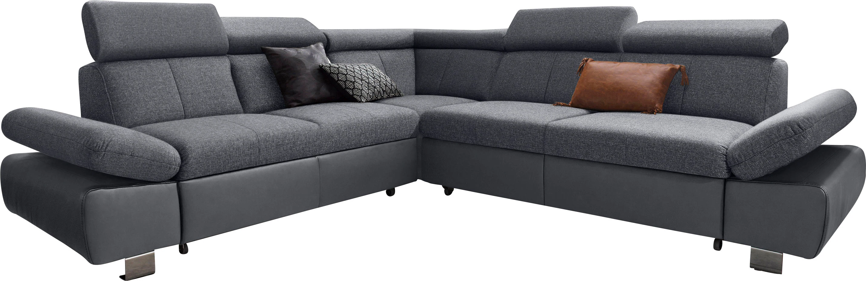 exxpo - sofa fashion Ecksofa "Happy, bequem, tolle Detailverarbeitung, zeit günstig online kaufen