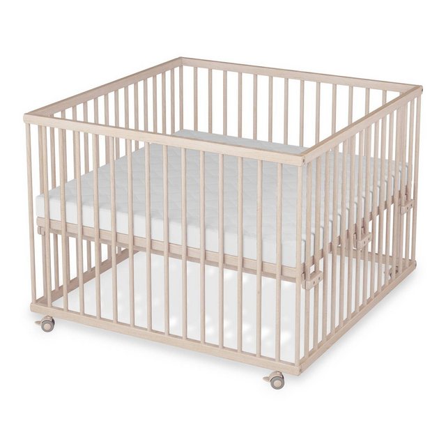 Sämann Babybett Laufgitter 100x100 cm mit Lattenrost & Matratze SleepPlus n günstig online kaufen