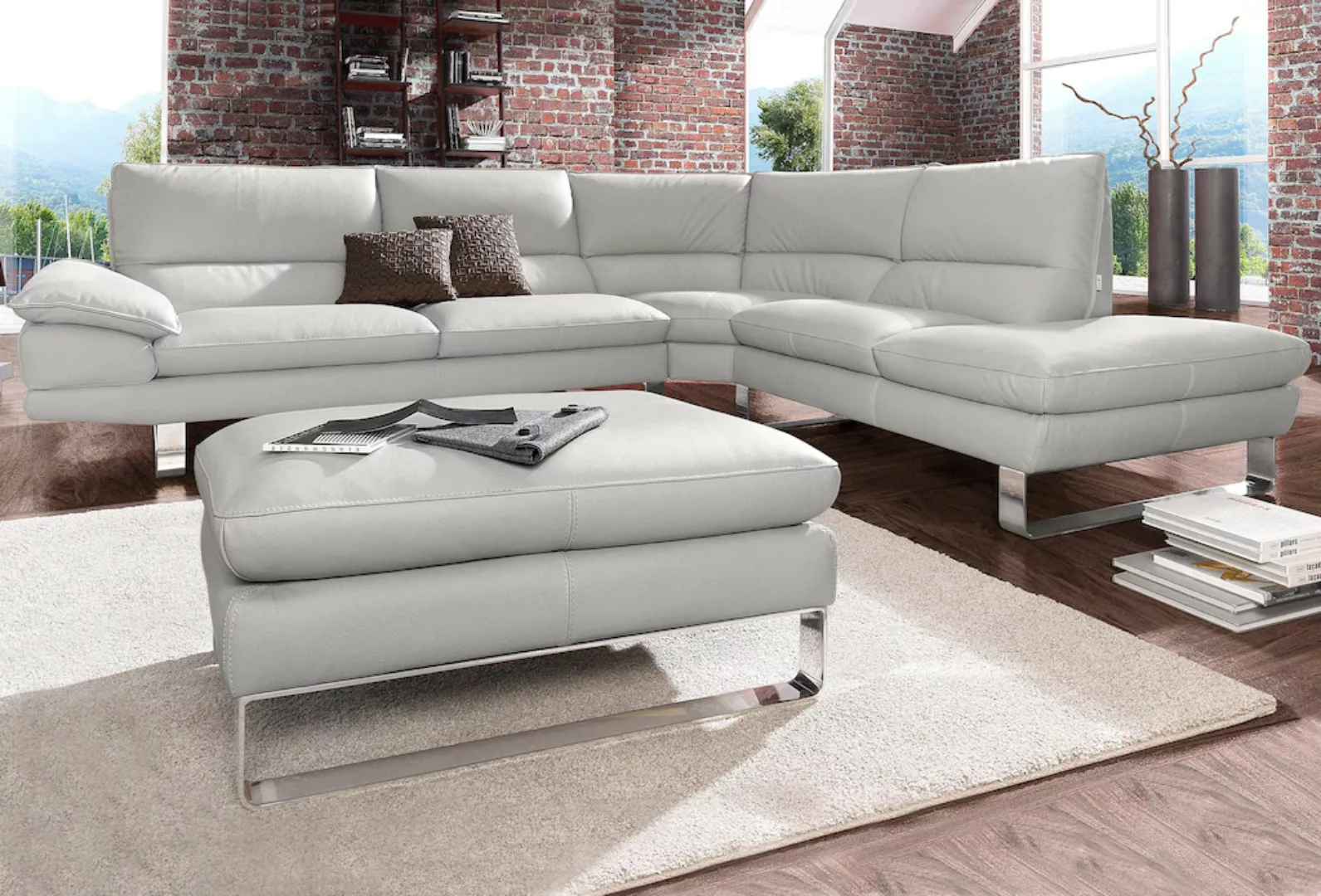 CALIA ITALIA Ecksofa "Dave, italienisches Designsofa mit erstklassigem Sitz günstig online kaufen