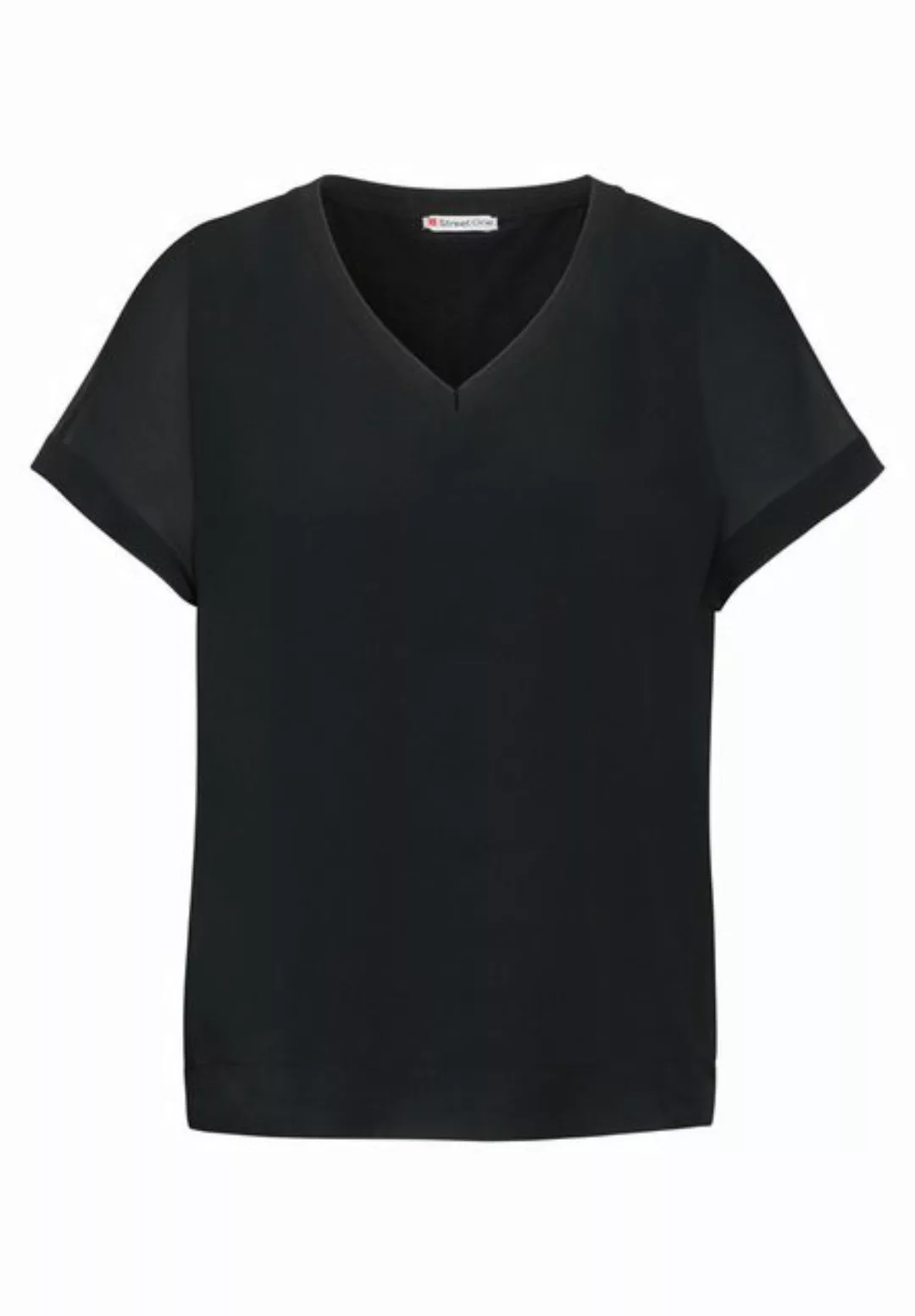 STREET ONE 2-in-1-Top mit Mesh-Detail günstig online kaufen