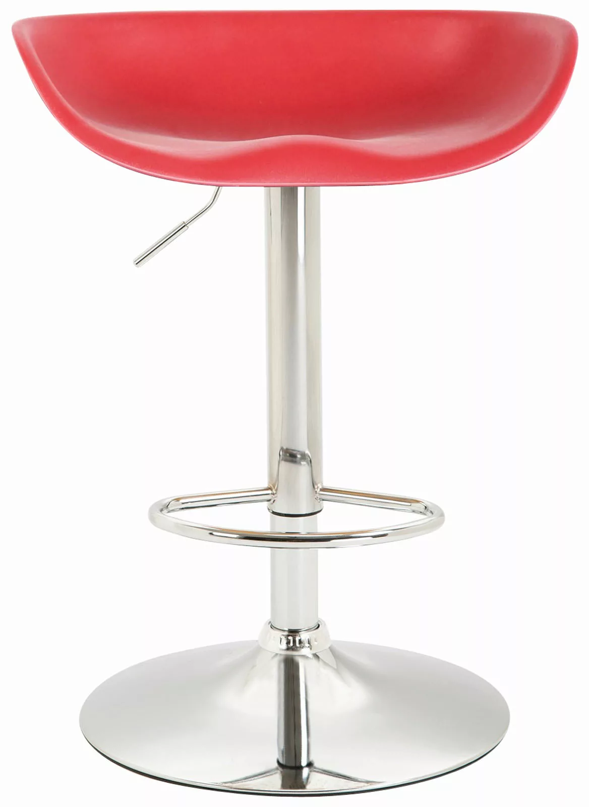 Barhocker Anaheim Kunststoff Chrom Rot günstig online kaufen