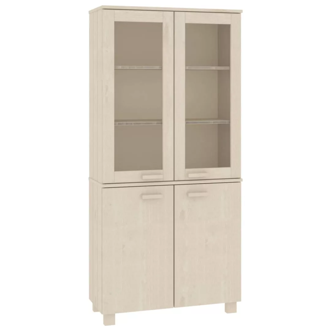 Vidaxl Highboard Massivholz Kiefer Honigbraun günstig online kaufen