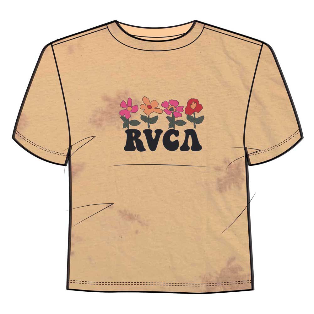 Rvca Freedom Flower Kurzärmeliges T-shirt S Sea Bleach günstig online kaufen