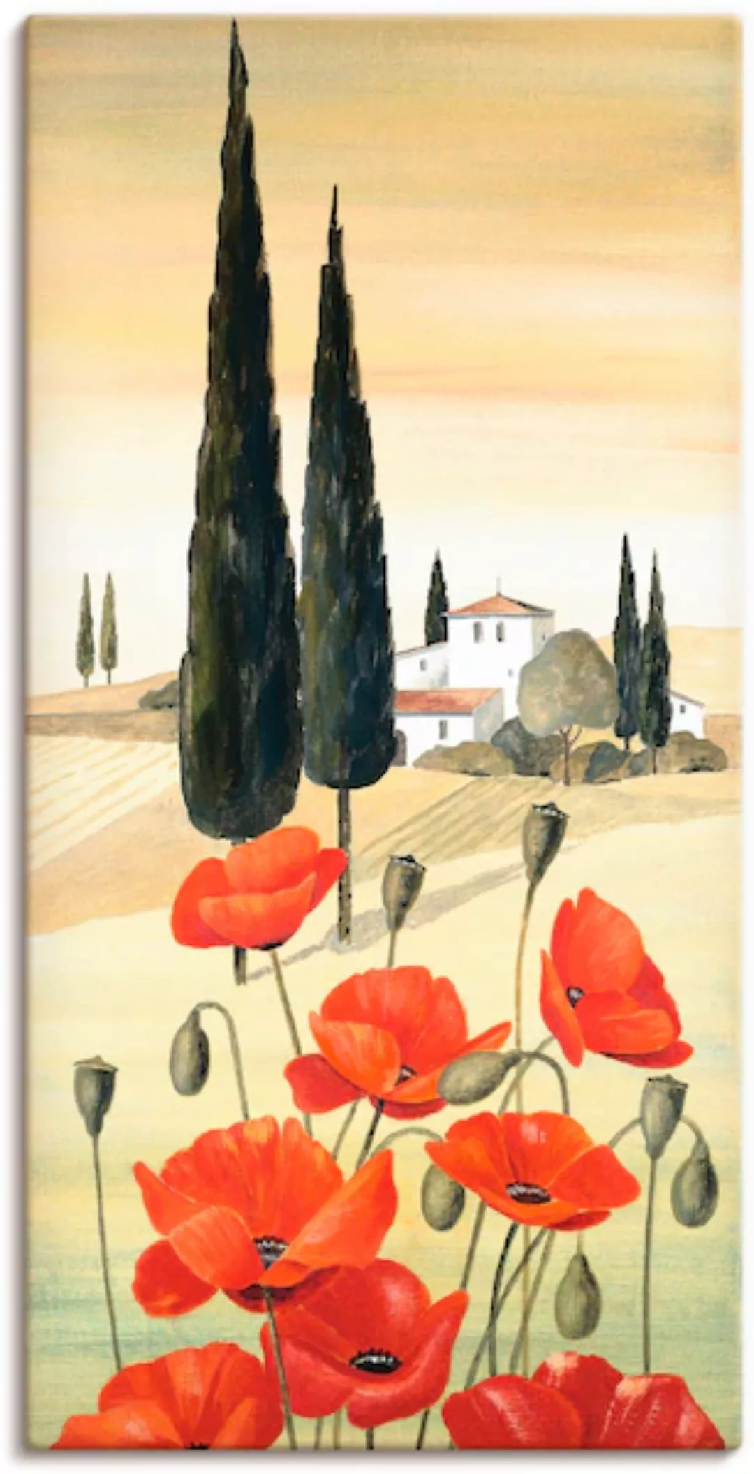 Artland Wandbild "Blumen Zusammensetzung II", Blumen, (1 St.), als Leinwand günstig online kaufen