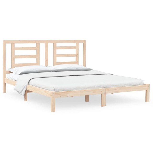 vidaXL Bettgestell Massivholzbett 180x200 cm 6FT Super King Size Bett Bettg günstig online kaufen