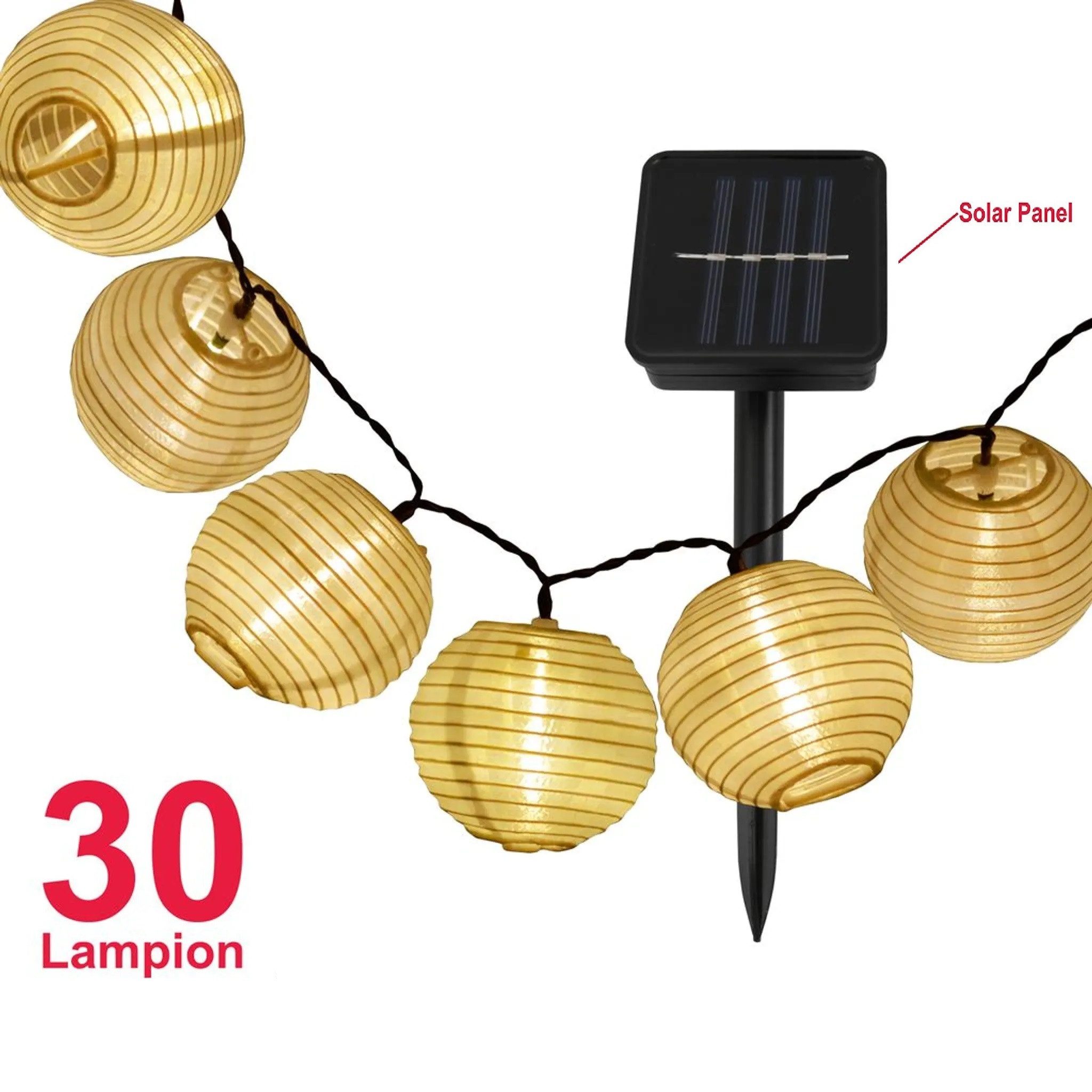 DOPWii LED-Lichterkette Außen Lichterkette Solar,6m 30 günstig online kaufen