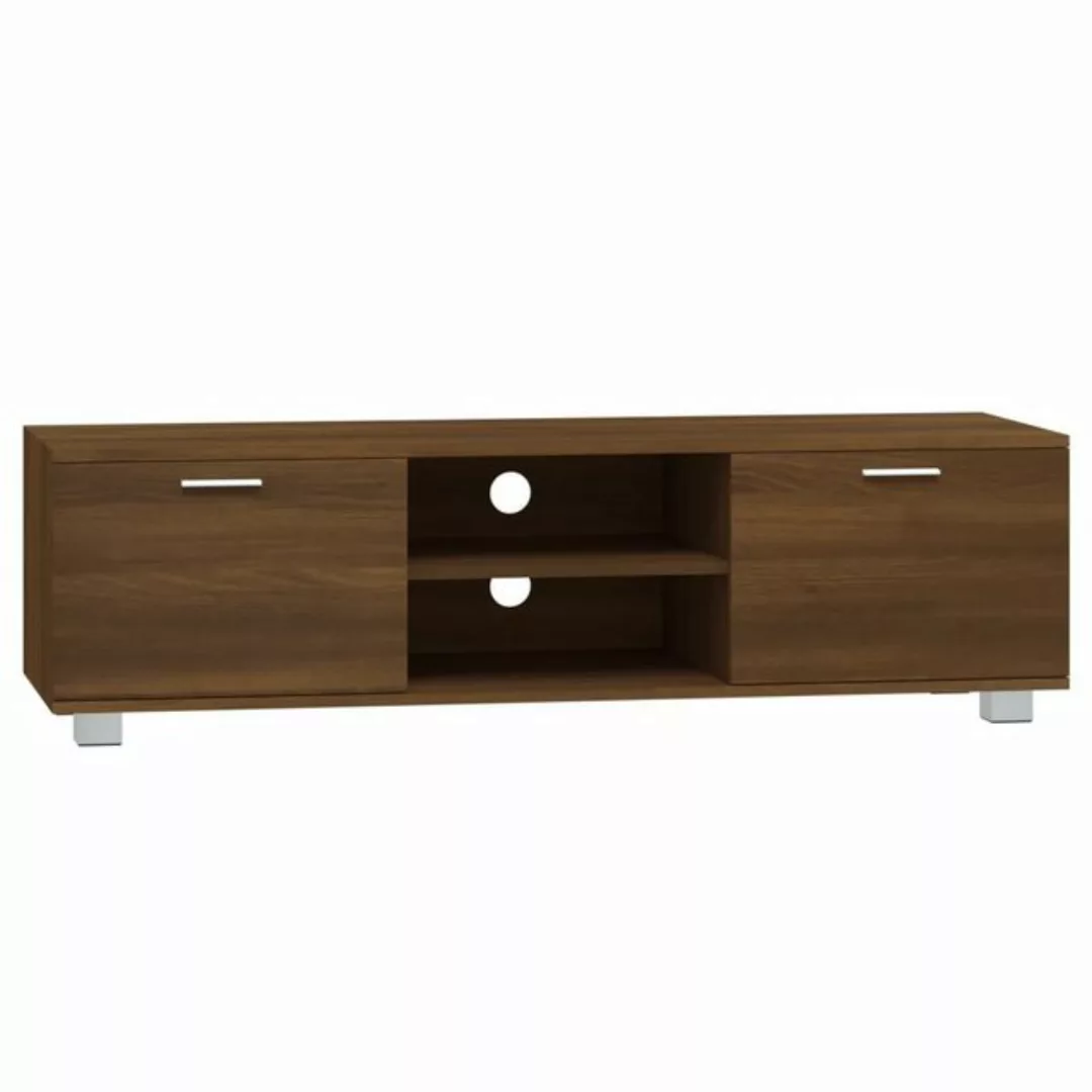 furnicato TV-Schrank Braun Eichen-Optik 140x40,5x35 cm Holzwerkstoff (1-St) günstig online kaufen