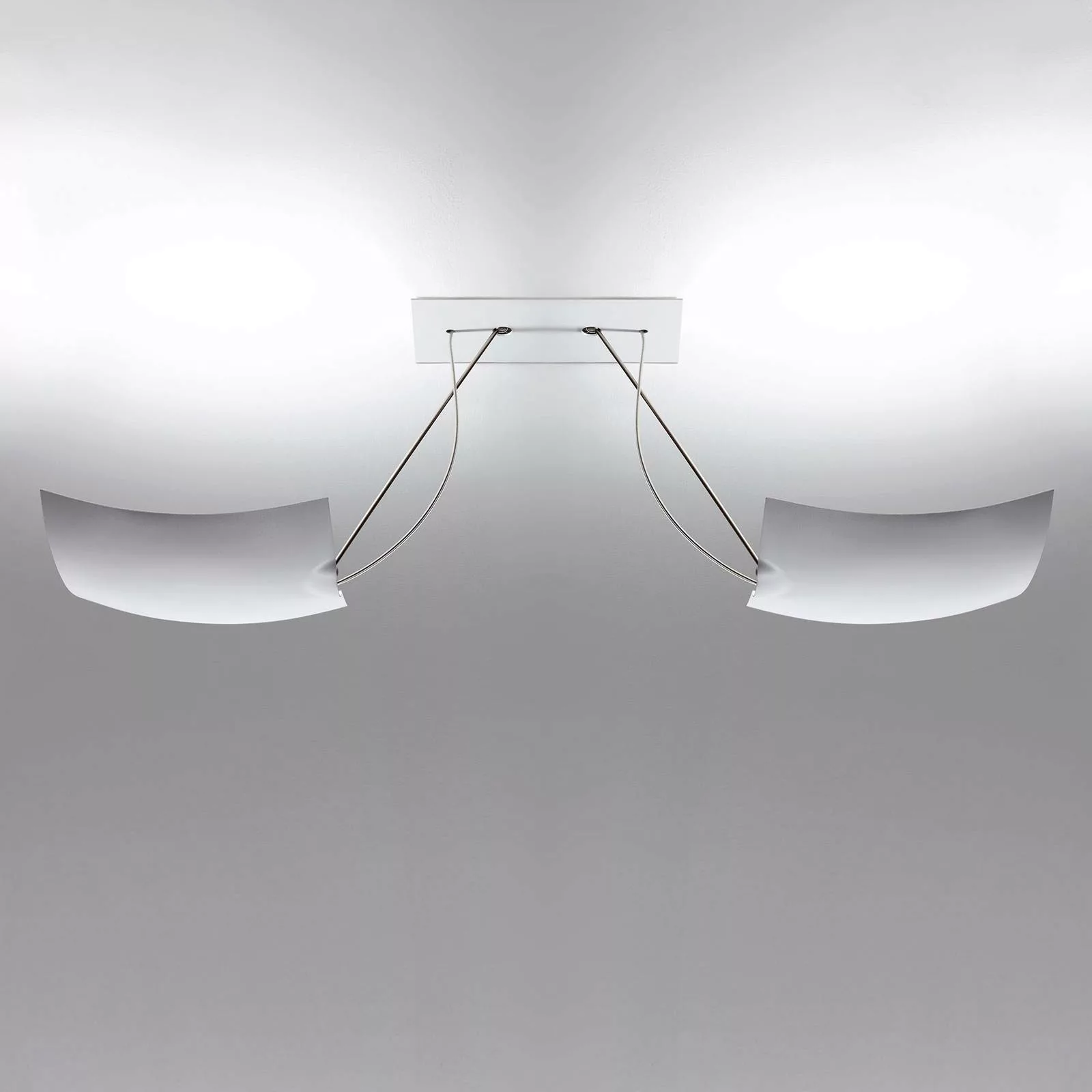 Ingo Maurer - 2 x 18x18 LED Decken-/Wandleuchte - weiß/1600 lm/3000 K/CRI 9 günstig online kaufen