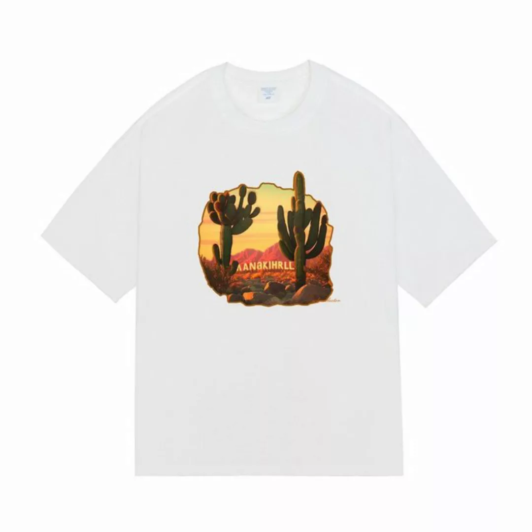 YRIIOMO T-Shirt Unisex-Retro-Kurzarm-T-Shirt für Herren, locker und vielsei günstig online kaufen