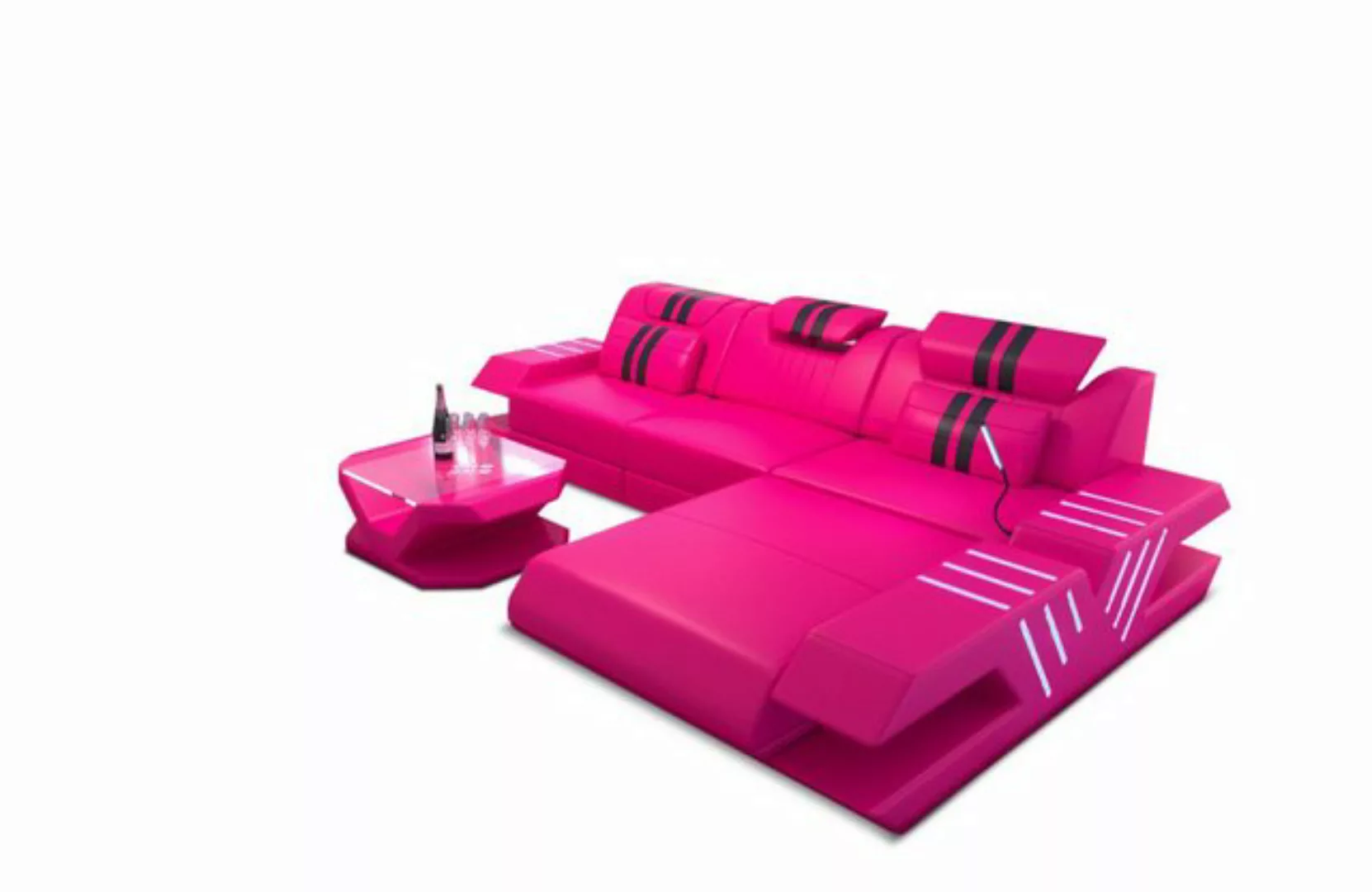 Sofa Dreams Ecksofa Sofa Leder Ledercouch Venedig L Form Ledersofa, Couch, günstig online kaufen