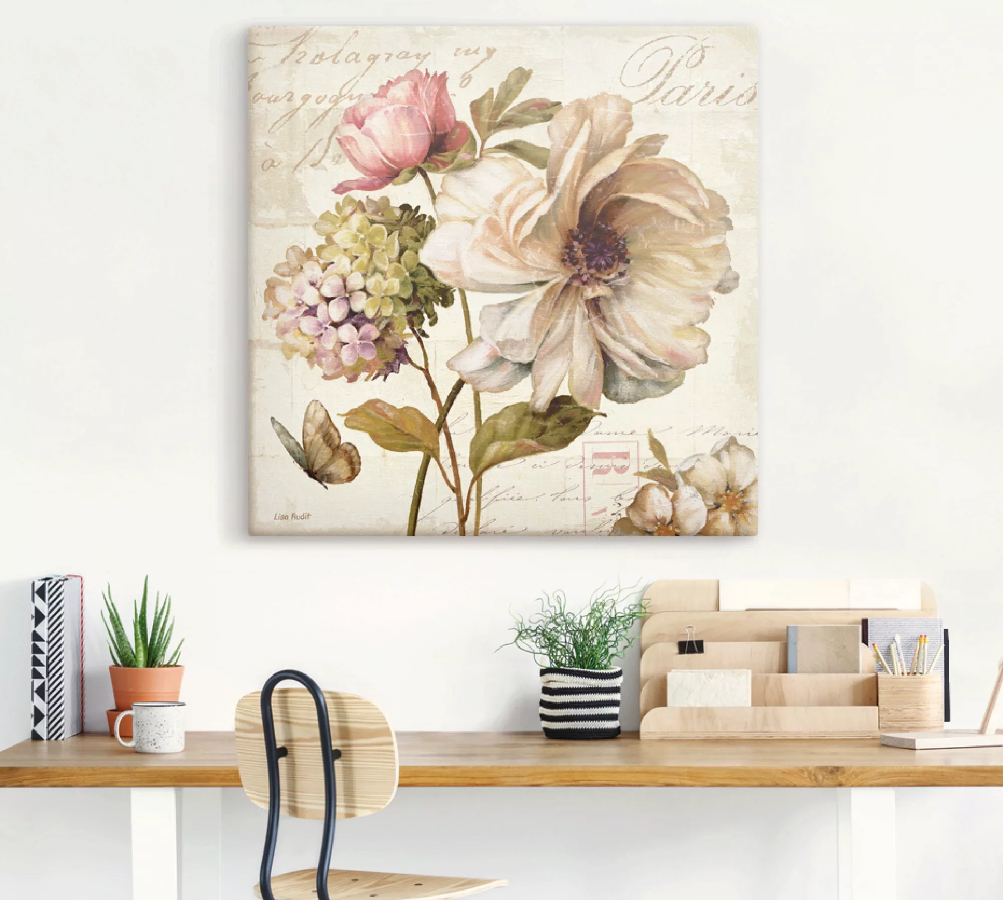 Artland Wandbild »Blumen II«, Blumen, (1 St.), als Leinwandbild, Poster, Wa günstig online kaufen